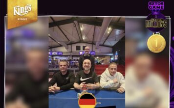 $ZTO$ Million$ – „Patella“ zwingt Konkurrenz im Mystery Bounty in die Knie / Szunyoghy erster Main Event CL! SZTOS $ZTO$ Mystery Bounty - hi PATELLA, vo vlnr Karol Radomski, Mehmet Sarigoz, JACK BAUER