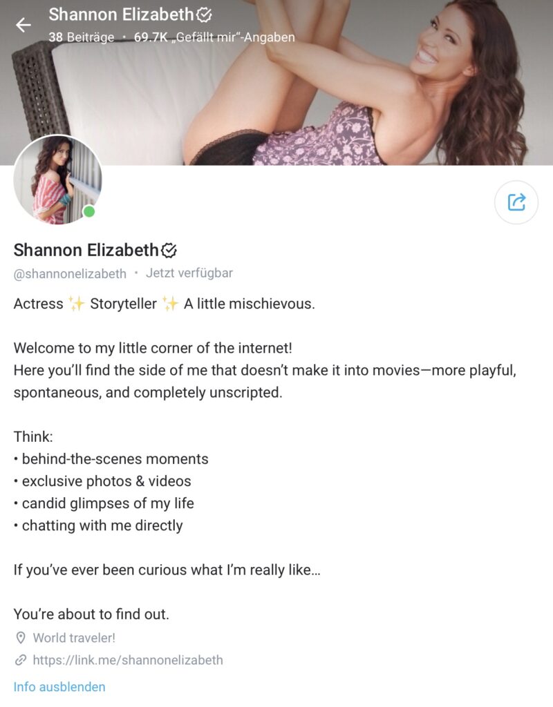 Shannon Elizabeth OnlyFans