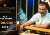 Freitag 13:45 Uhr – Triton Livestream vom Tag 2 des $100.000 NLH Main Event #10!