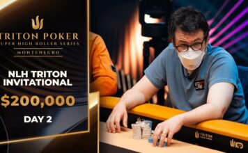 Mittwoch 13:00 Uhr – Triton Livestream vom Tag 2 des $200.000 NLH Invitational Event #8!