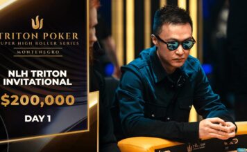 Dienstag 13:00 Uhr – Triton Livestream vom Tag 1 des $200.000 NLH Invitational Event #8!