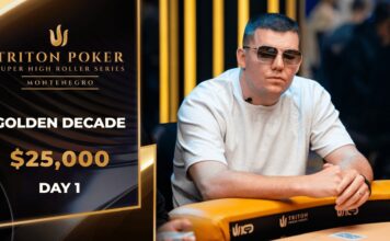 Mittwoch 14:00 Uhr – Triton Livestream vom Tag 1 des $25.000 Golden Decade Event #1!