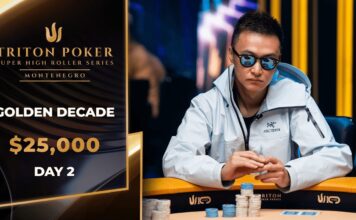 Donnerstag 15:00 Uhr – Triton Livestream vom Tag 2 des $25.000 Golden Decade Event #1!