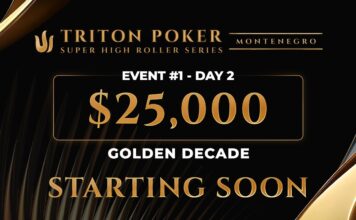 Donnerstag 14:00 Uhr – Triton Livestream vom Tag 2 des $25.000 Golden Decade Event #1!