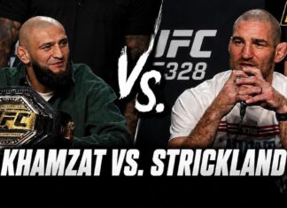 UFC 328: Khamzat Chimaev vs Sean Strickland – Der tschetschenische Wolf ist unaufhaltsam!
