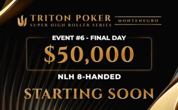 Montag 13:30 Uhr – Triton Livestream vom Finale des $50.000 NLH 8-Max Event #6!