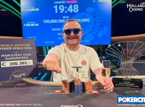 Deutscher Sieger beim WSOPC Main Event in Venlo für €200.384!