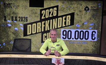 Dorfkinder gewinnen alle großen Titel selber – Neunaber siegt im DK Cup Deepstack Main Event 2026 Dorfkinder Cup Deepstack Main Event Sascha Neunaber