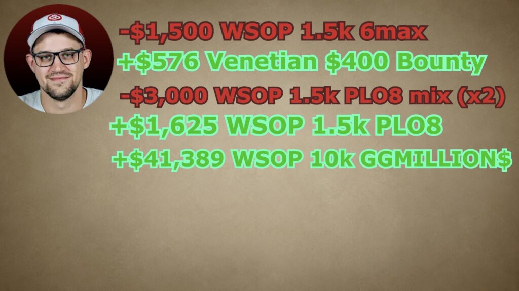BJP Bobby James Poker WSOP Las Vegas Vlog 2026 - Episode 2 - BILANZ WEEK 2