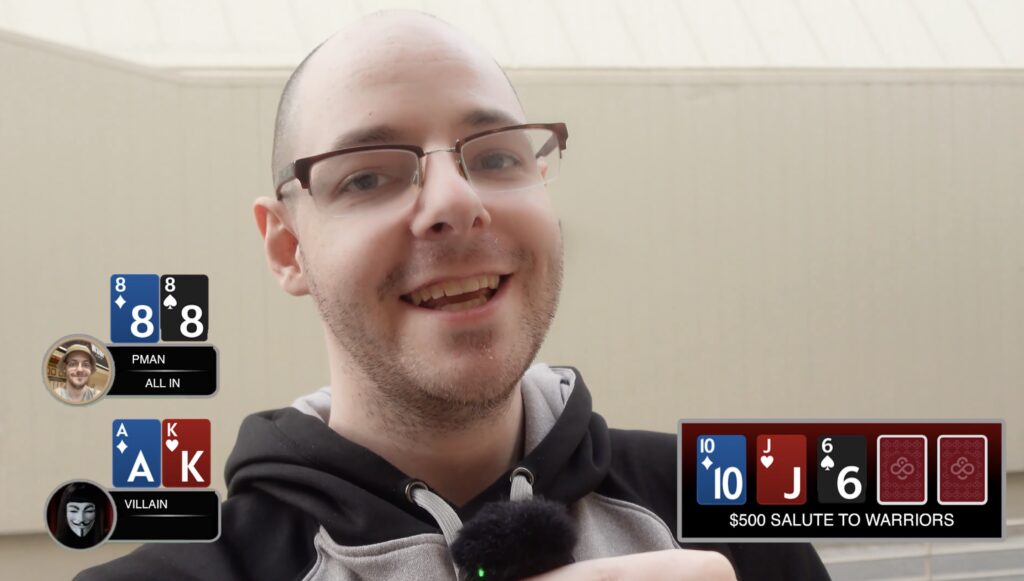 BJP Bobby James Poker WSOP Las Vegas Vlog - PMan Hand Analysis