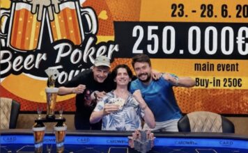 Beer Poker Tour – PROST! €36.500 Siegprämie gehen nach Frankreich! 250k EUR gtd Beer Poker Tour Main Event - Andrea Chaulet