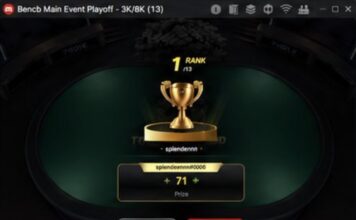 1. Qualifier steht fest: BenCB schickt Björn „splendennn“ ins WSOP Main Event nach Las Vegas CoinPoker BenCB Main Event Playoff - Winner Screen