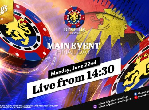 Montag ab 14:30 Uhr – Finale des €175 Benelux Classics NLH Main Event aus dem King’s!