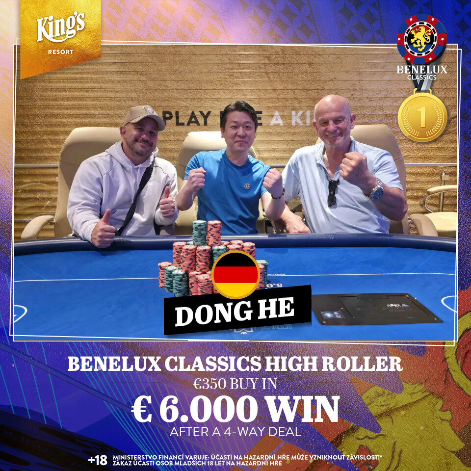 Benelux Classics High Roller - Mindaugas Gudzinskas, Dong He, PA, Herminator