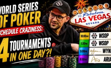 BJP WSOP Las Vegas Vlog #3 – Nacktyoga, 4 Turniere an einem Tag, 70 Jahre Poker & ein Flip um die Trophy Bobby James Poker BJP World Series of Poker WSOP Las Vegas Vlog Episode Folge 3