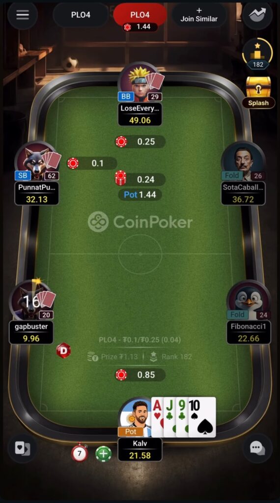CoinPoker World Cup Football Pitch Fussballfeld Soccer