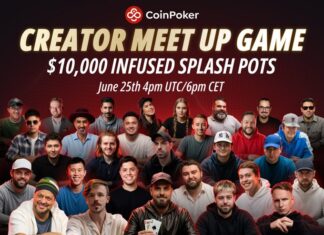 Pokern gegen Influencer – So könnt ihr heute im Creator Meet Up Game mitspielen! Coinpoker Creator Meet Up game - 2026-06-25