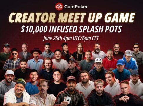 Pokern gegen Influencer – So könnt ihr heute im Creator Meet Up Game mitspielen! Coinpoker Creator Meet Up game - 2026-06-25