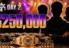 WSOP Livestream – Ab Montag 04:00 Uhr – Tag 2 des $250k Super High Roller Event #41!