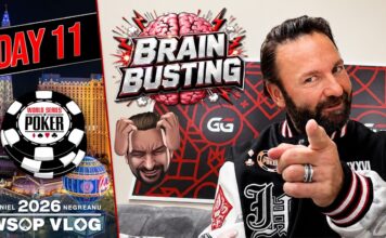 Negreanu WSOP Vlog – Tag 11 – BUSTING BRAINS in the $25,000 High Roller!