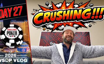 Negreanu WSOP Vlog – Tag 27 – CRUSHING the $50,000 PLO High Roller!