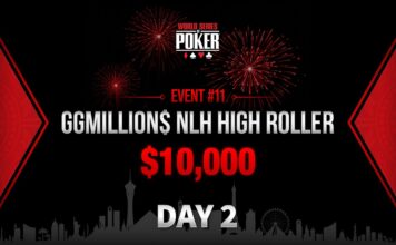 WSOP Livestream – Ab Mittwoch 04:00 Uhr – Tag 2 des $10.000 GGMILLION$ NLH High Roller Event #11!