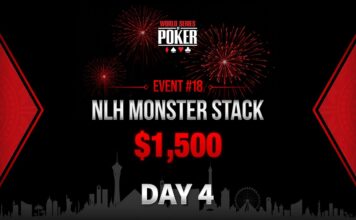 WSOP Livestream – Ab Mittwoch 04:00 Uhr – Tag 4 des $1.500 NLH Monsterstack Event #18!