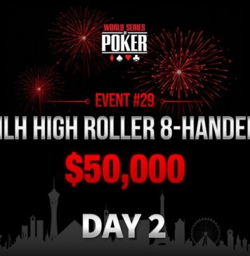 WSOP Livestream – Ab Mittwoch 03:00 Uhr – Tag 2 des $50.000 NLH High Roller Event #29!
