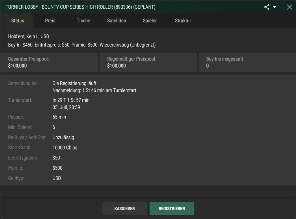 FHC FullHouse Full House Crypto Bounty Cup Series HIGH ROLLER