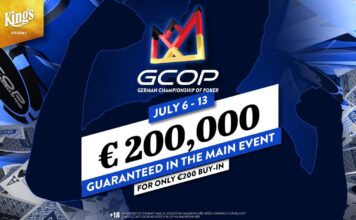GCOP im King’s Resort – €200.000 garantiert im Main Event!