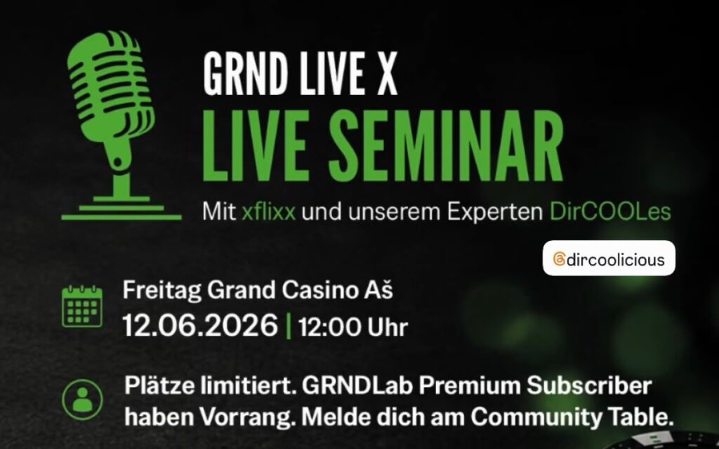 GRND Live X Seminar - Gambling Institute Stephan Kalhamer 5k