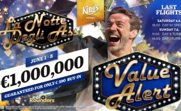 LNDA – La Notte degli Assi €1Million Main Event vor letztem Flight, Gami gewinnt das LNDA PLO!