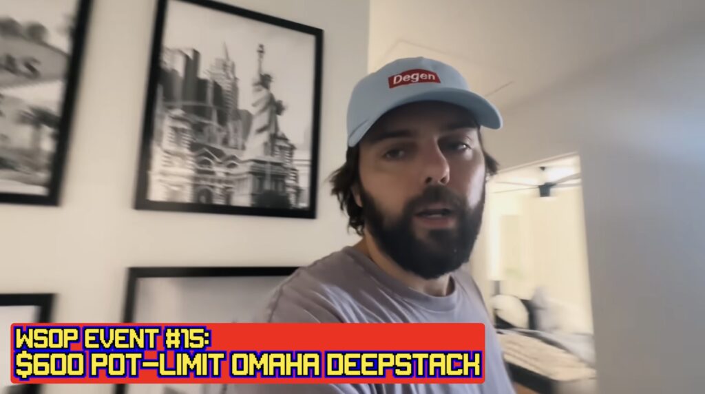 Ryan DePaulo RDP Vegas Poker Vlog 1 - Event 15 600 Pot-Limit Omaha Deepstack