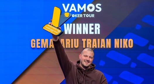 Siegerfoto Vamos Main Event Niko Gemanariu (ROM)