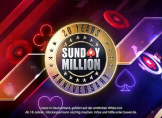 PokerStars feiert 20 Jahre Sunday Million mit Mega-Event!