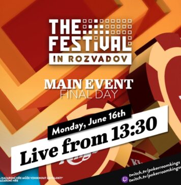 Montag ab 13:30 Uhr – Finale des €550 „The Festival Series“ NLH Main Event aus dem King’s!