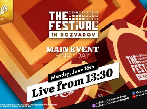 Montag ab 13:30 Uhr – Finale des €550 „The Festival Series“ NLH Main Event aus dem King’s!