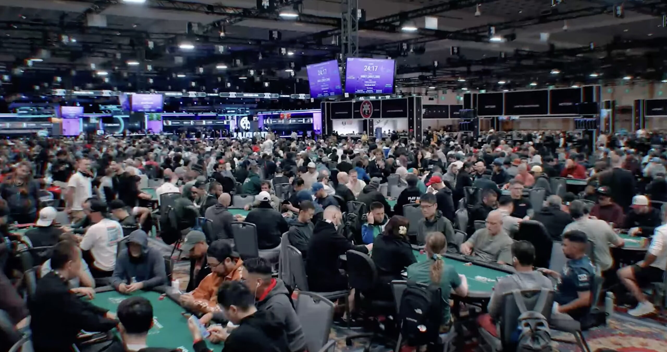 WSOP Las Vegas Tournament Area
