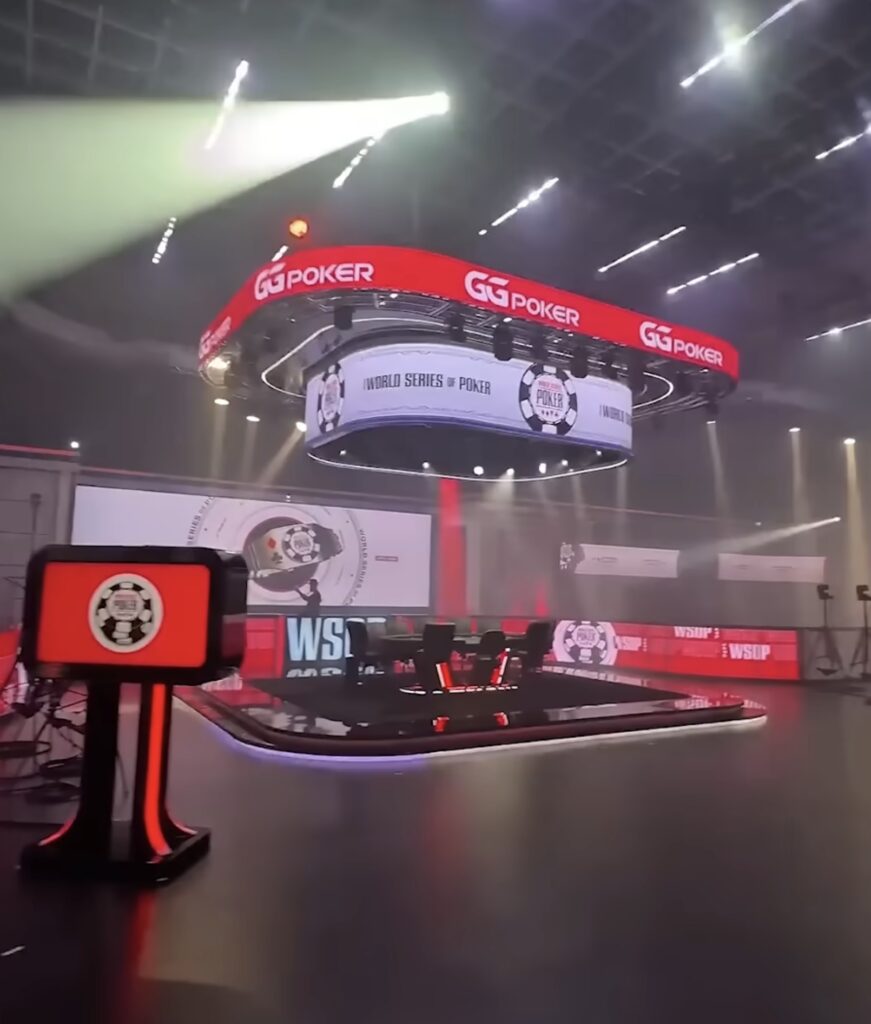 WSOP Mothership TV Set TV Table Feature