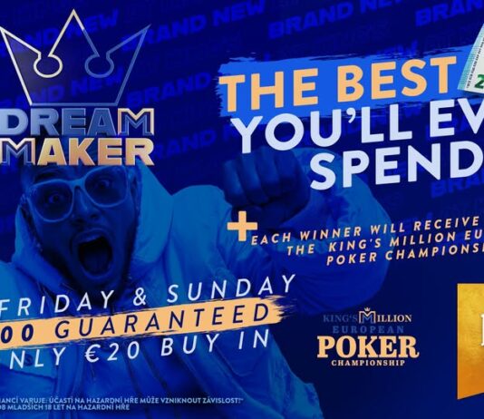 King’s DreamMaker – €20 Buy-In und €20.000 Garantie je 20x Freitags und Sonntags!