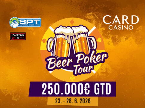 Prost! – Beer Poker Tour mit €250.000 GTD im Card Casino SK!