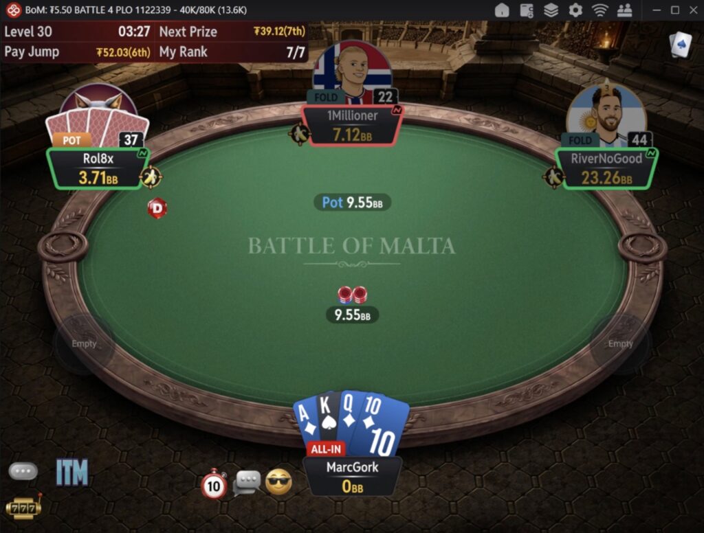 Battle 4 PLO - Bustout Marc Gork