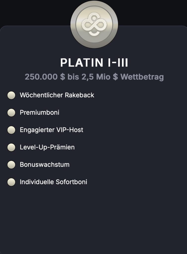 CoinPoker Casino VIP Club - Platin