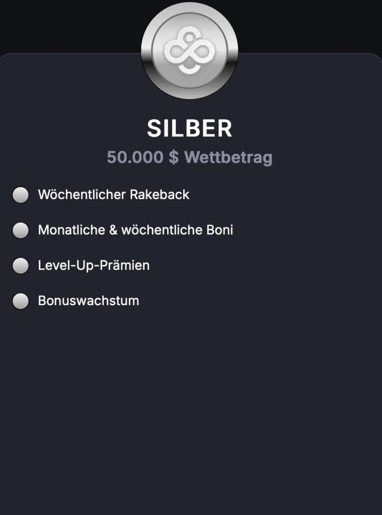 CoinPoker Casino VIP Club - Silber