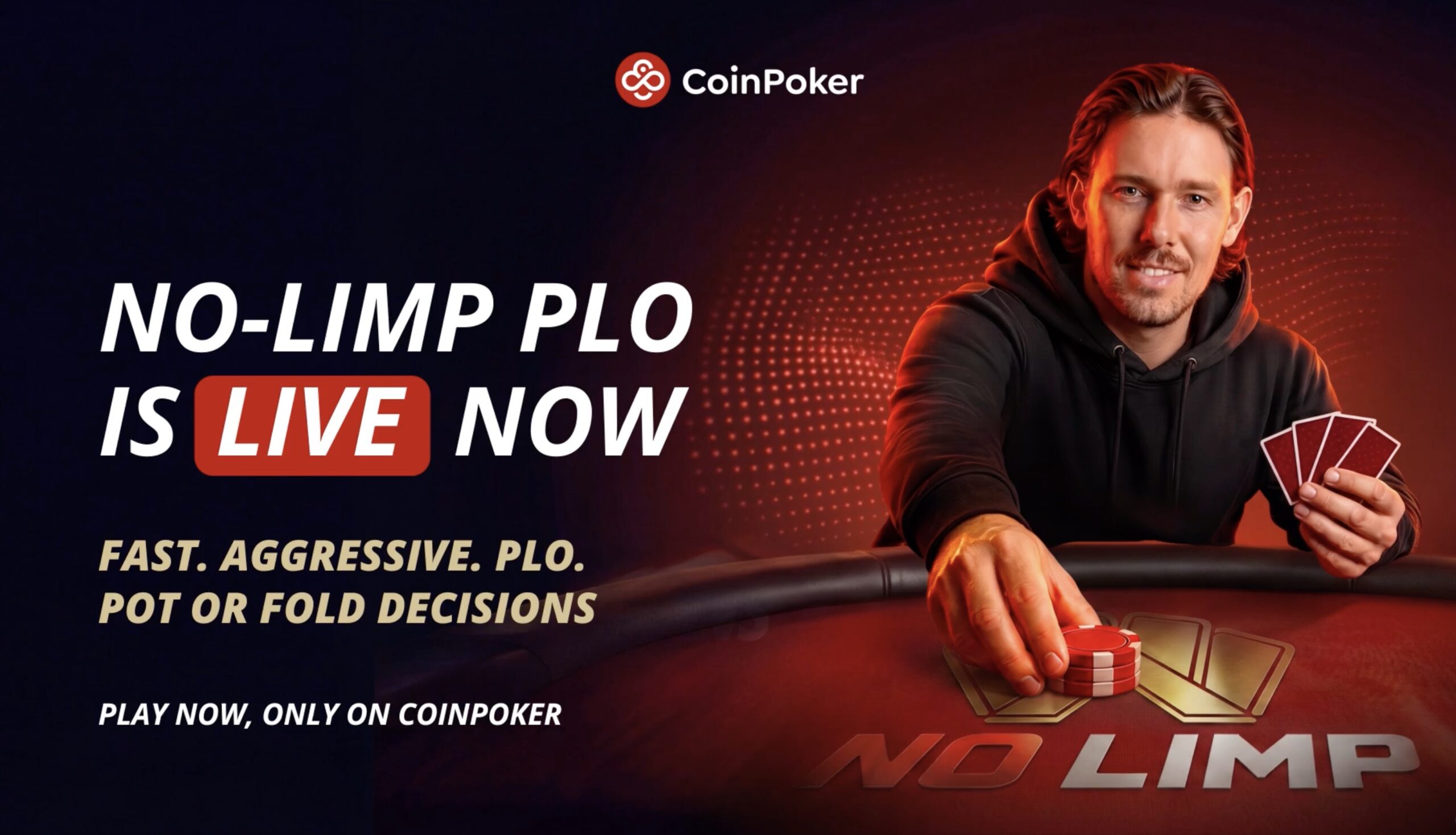 CoinPoker No-Limp PLO Tables pot-or-fold - Dirk Gerritse venividi1993
