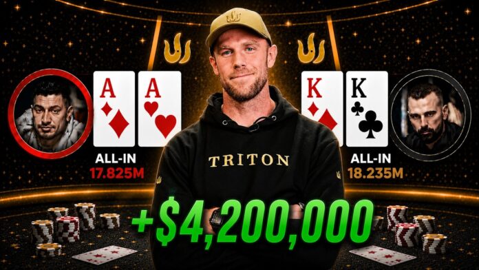 CoinPoker Seth Davies Triton Vlog 4200000 Win in 200k Triton Invitational by Folding - YouTube Video