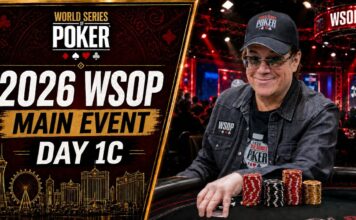 WSOP Livestream – Ab Sonntag 02:00 Uhr – Tag 1c der $10.000 NLH Main Event #82!