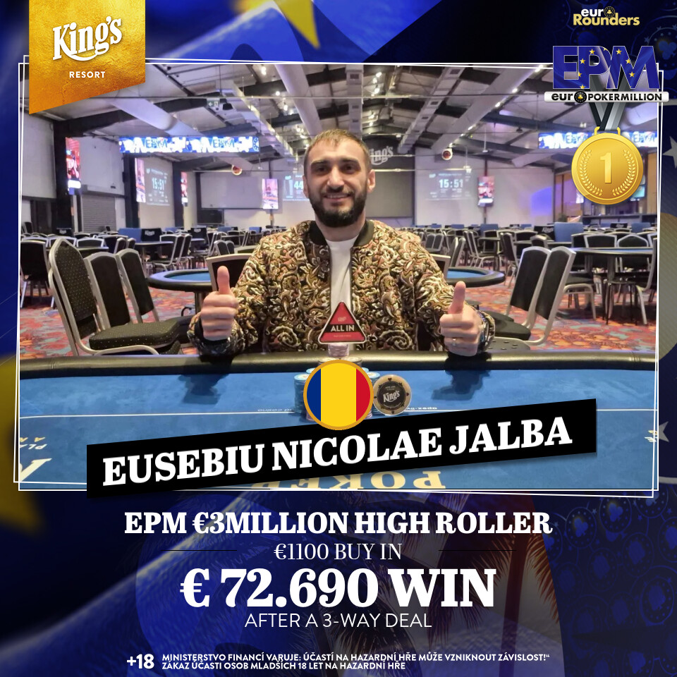 EPM €3Million High Roller - Eusebiu Jalba