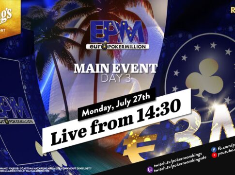 Montag ab 14:30 Uhr – Tag 3 der €590 Euro Poker Million €3 Mio. Edition aus dem King’s!