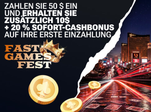 Zusatzgeld beim FAST GAMES FEST auf FullHouse Crypto!